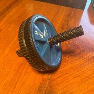 SPRI | Dual Ab Wheel Exercise Roller | Blue Core Strength Fitness
